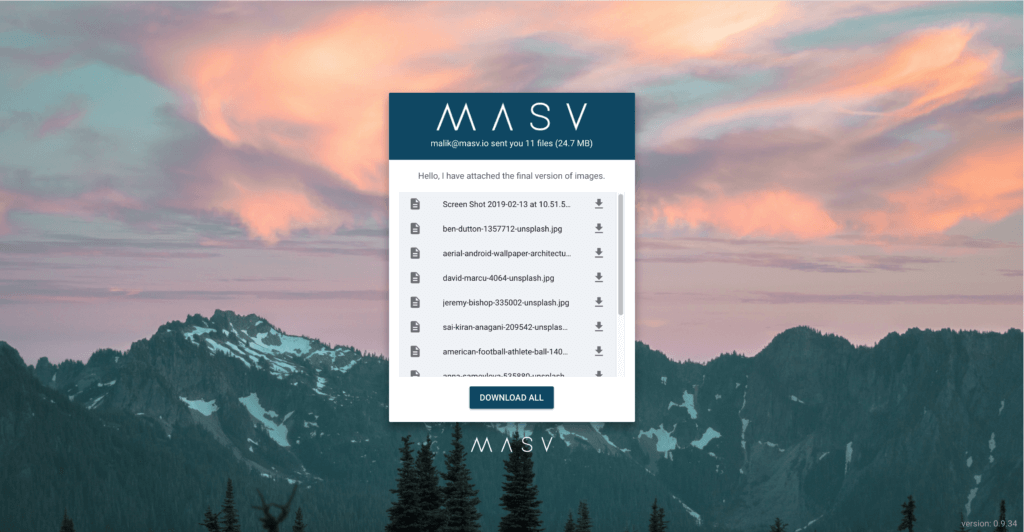 Custom branded MASV Portal is an Aspera alternative