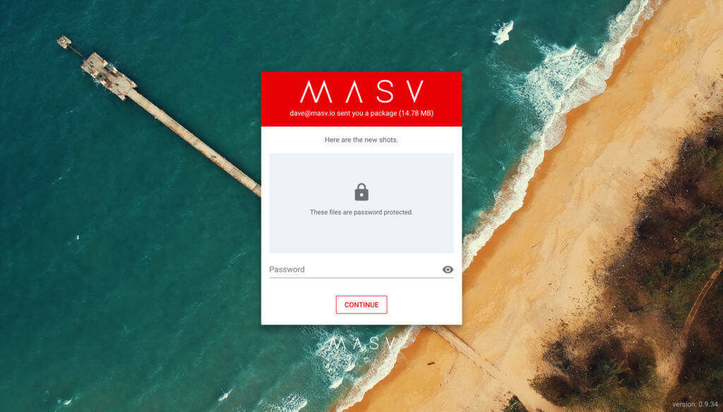MASV, an easy to use Wetransfer Alternative