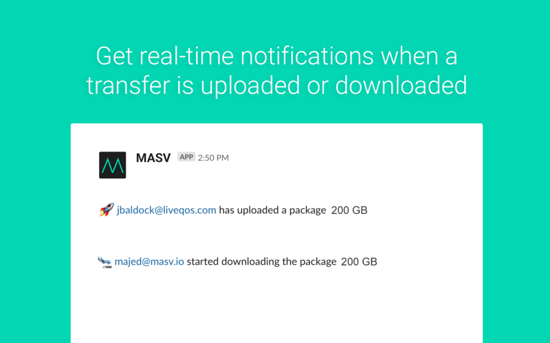 Real-time Slack Notifications