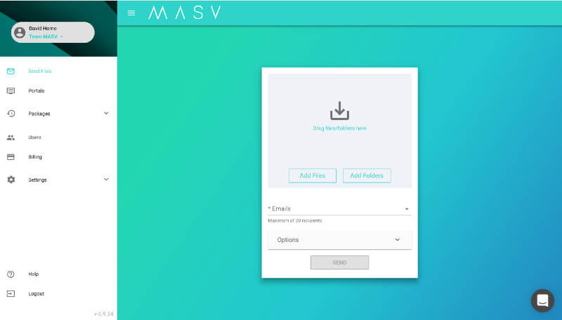 Nueva interfaz de MASV3.0