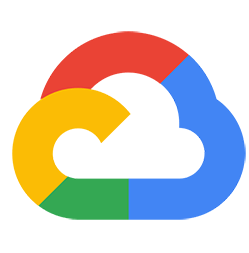 icono de almacenamiento en la nube de google