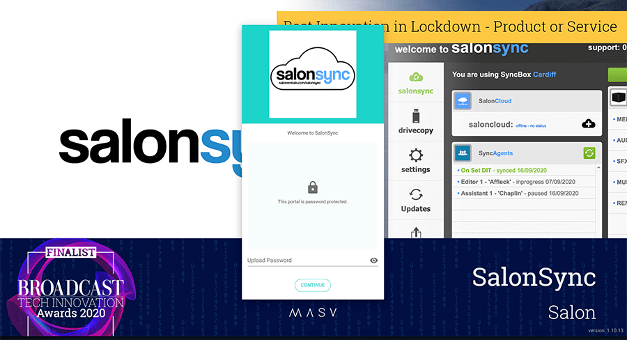 Salon uses a MASV Portal to collect large files