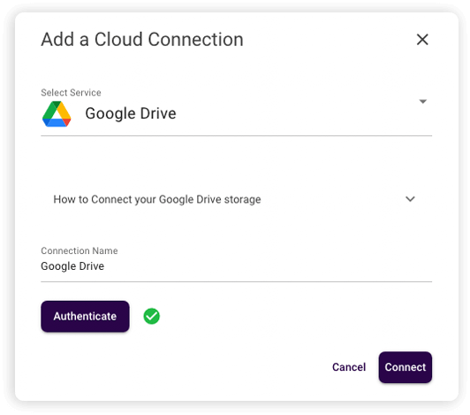 Automatically upload files to Google Drive
