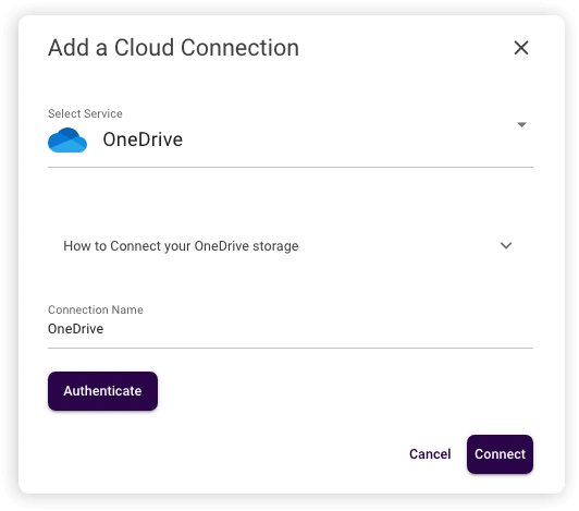 Télécharger des fichiers sur OneDrive