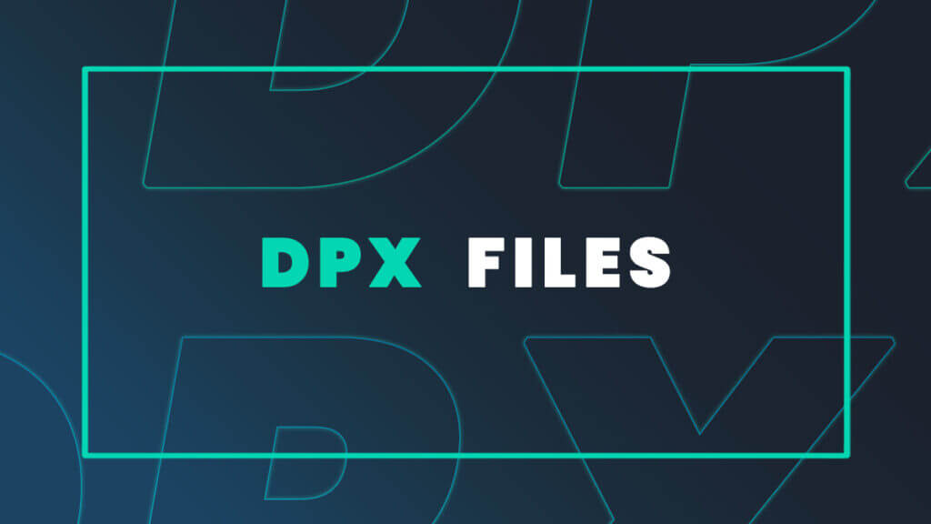 DPX-Dateien mit einem Bild