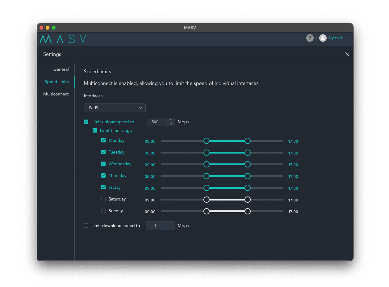 Manage speed controls