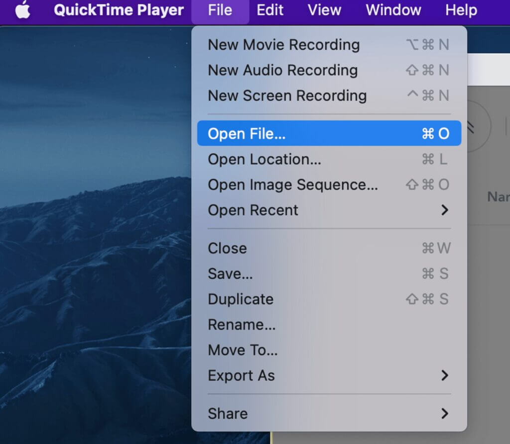 QuickTime speler