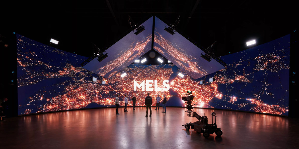Mels Studio virtuele productiepodium gelegen in Montreal