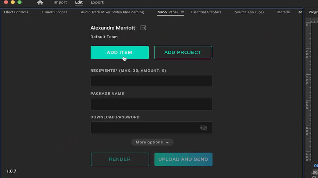How To Share A Premiere Pro Project & Source Footage MASV