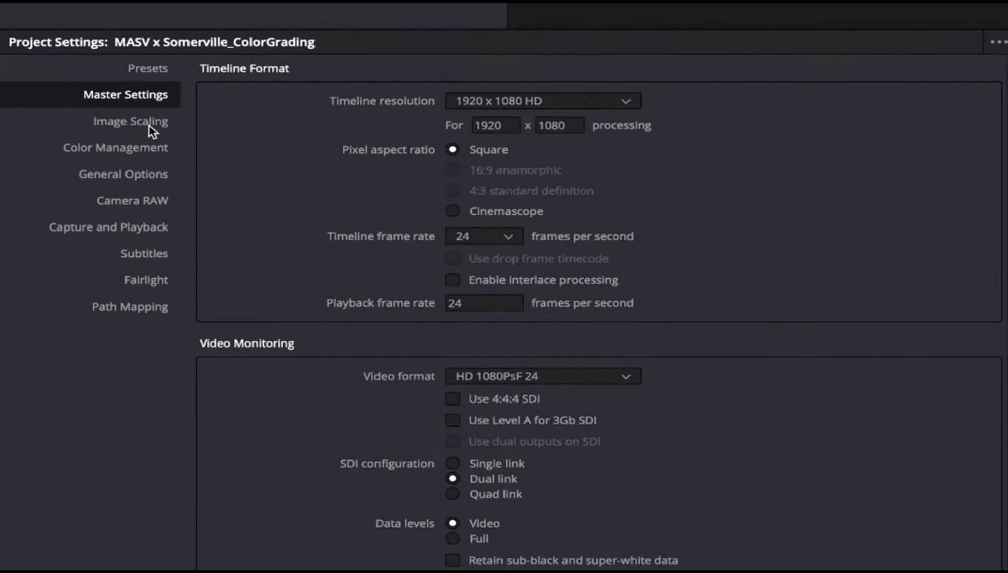 bestanden in DaVinci Resolve