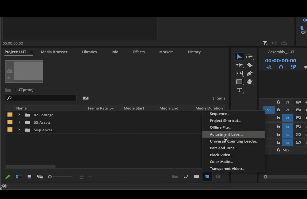 adjustment layer premiere pro