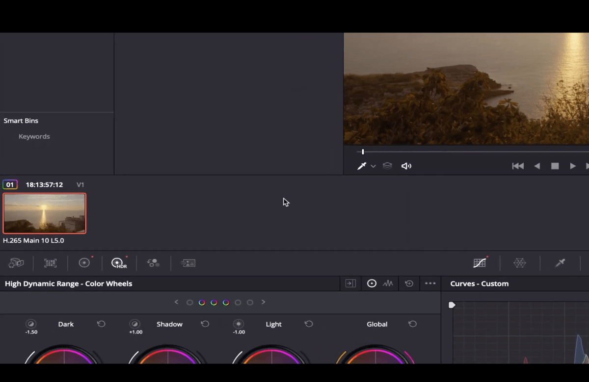 davinci resolve LUT miniatuur