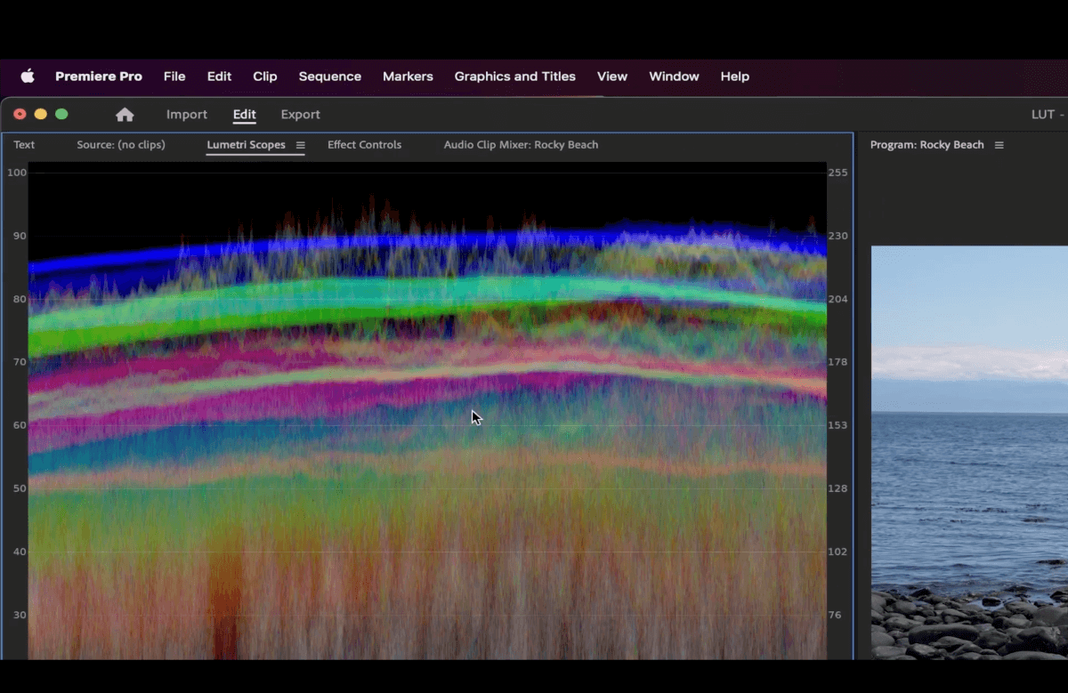 lumetri scopes premiere pro