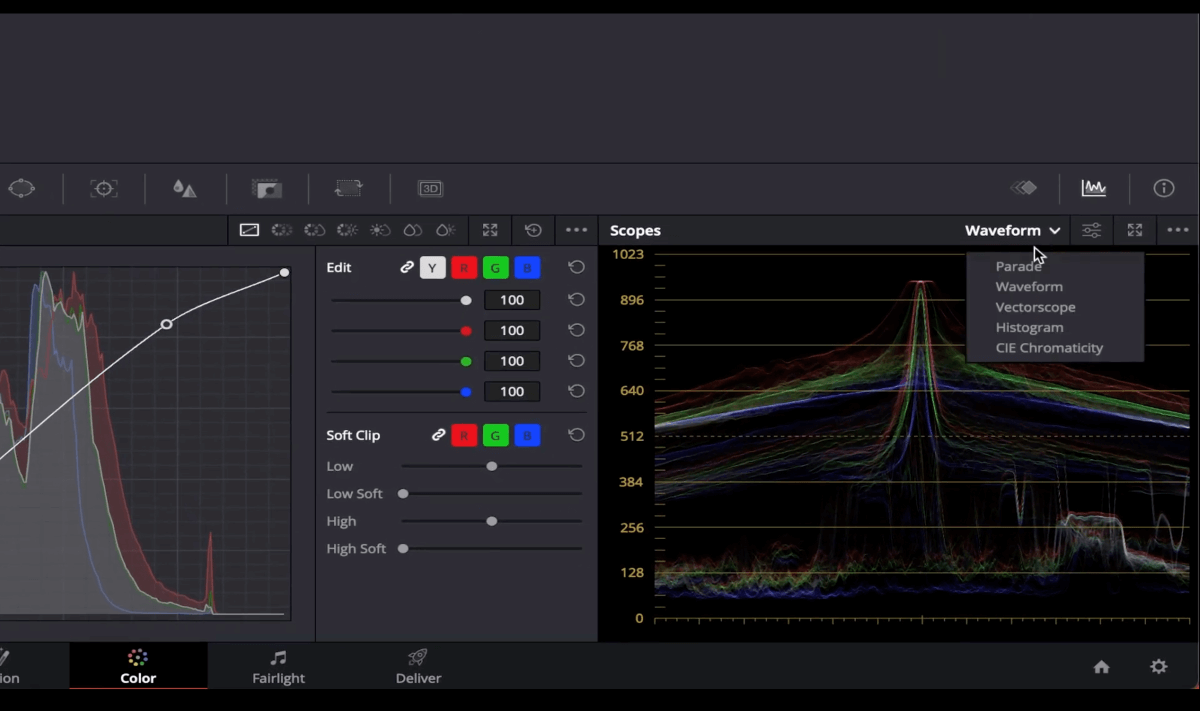 visores davinci resolve