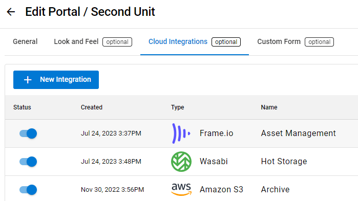 Connectez votre portail à de multiples intégrations dans le nuage