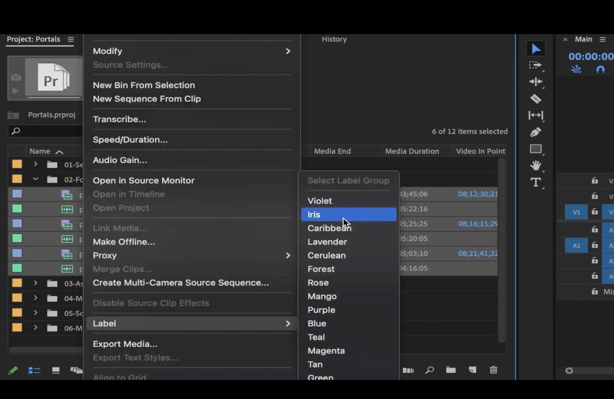 Media File Labeling and Metadata