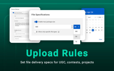 Introducción de reglas de carga para estandarizar la recopilación de contenidos con especificaciones de entrega de archivos