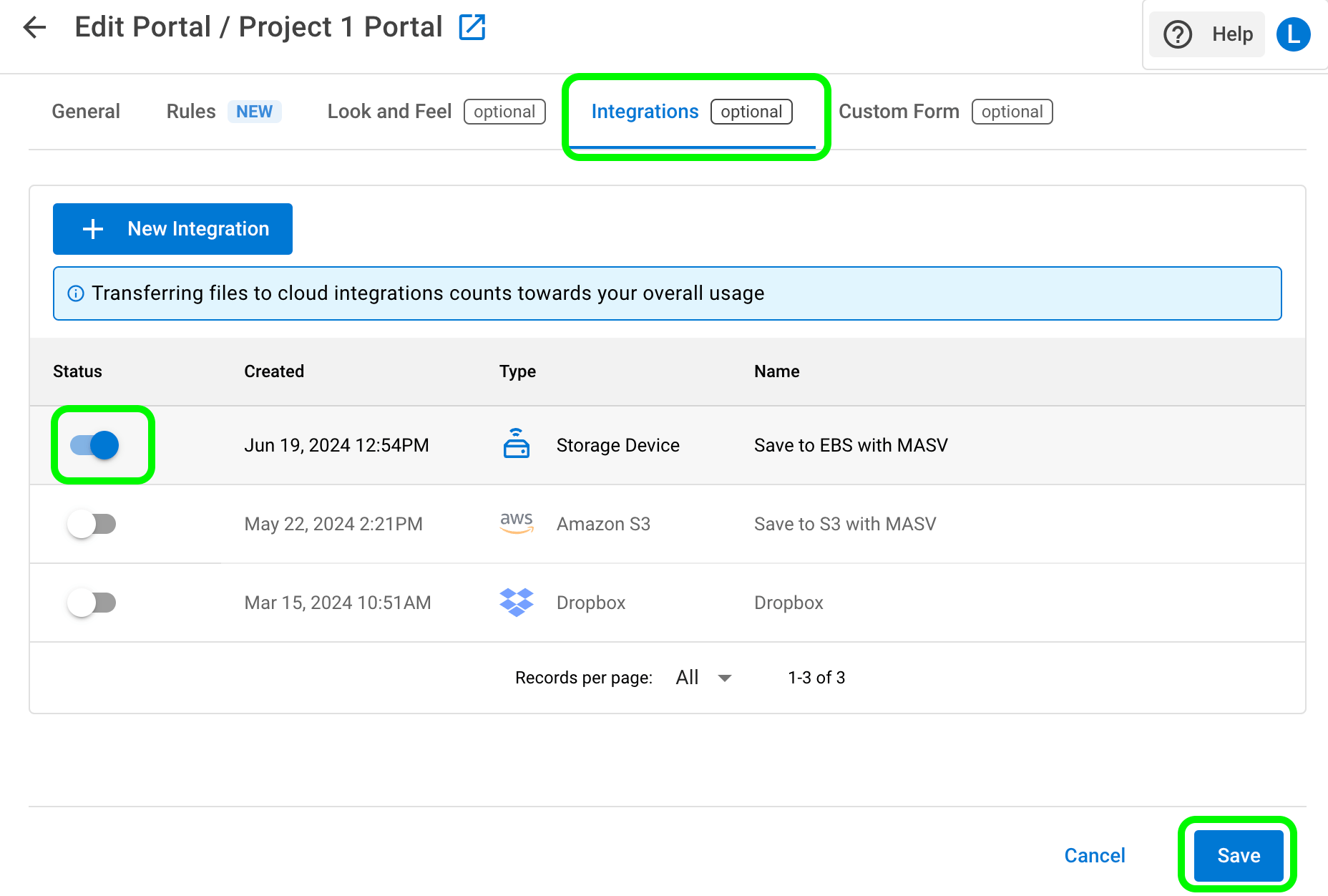 Sending Files to Google Drive