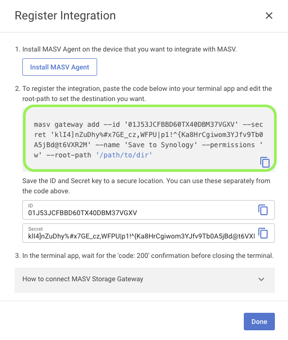 Sending Files to Google Drive