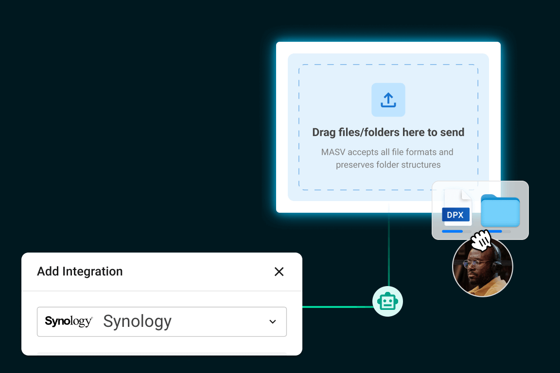 MASV web upload to Synology