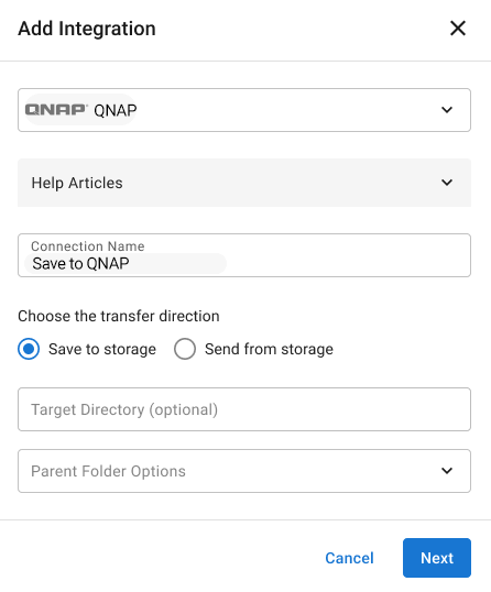 Google Driveにファイルを送信する