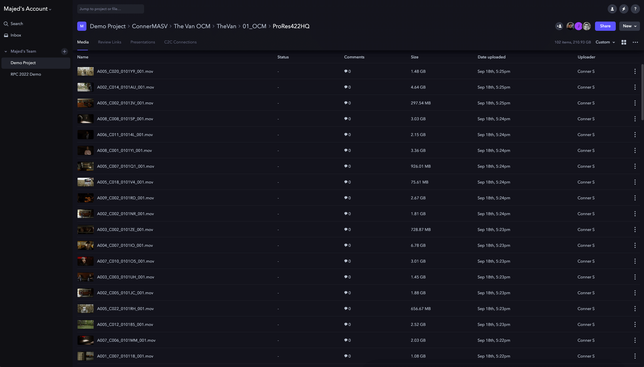 AI video search workflow