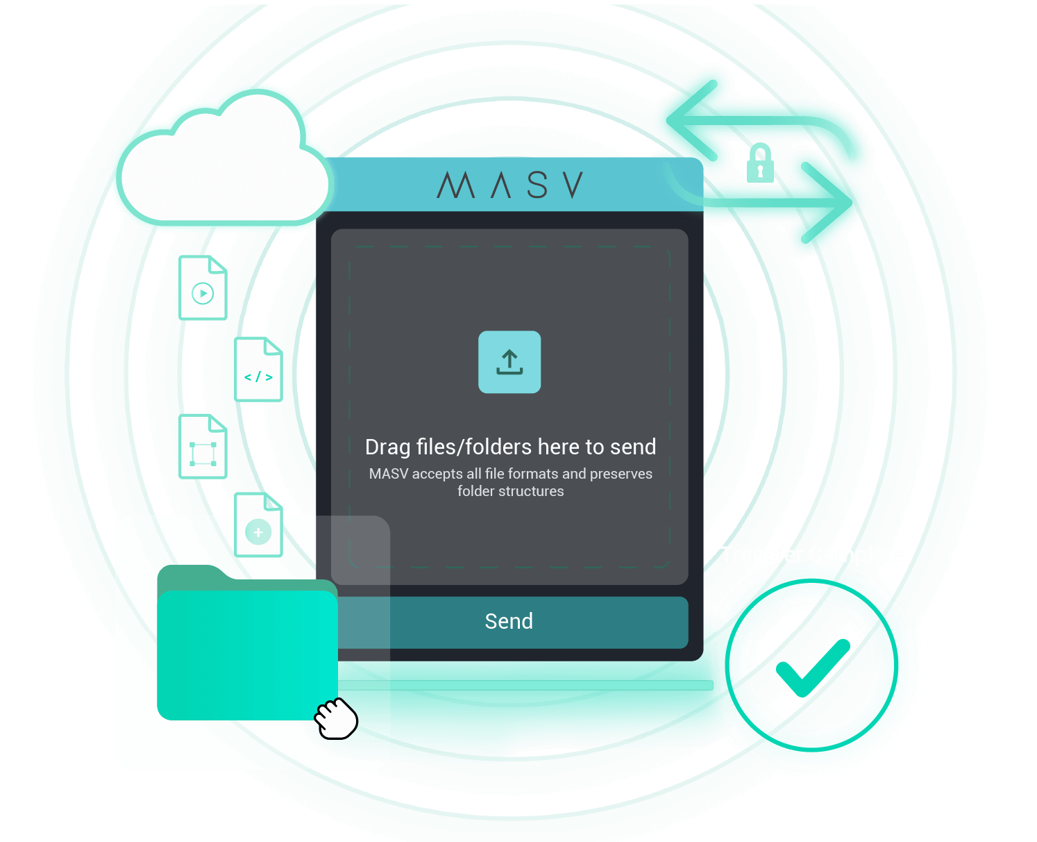 MASV MASV can transfer your large files fast and securely.