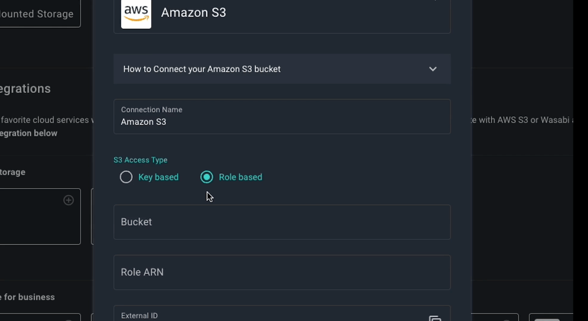 Accès S3 basé sur les rôles MASV : connectez-vous en toute sécurité à Amazon S3 à l'aide de rôles pour un routage dynamique des paquets et une sécurité des données renforcée.
