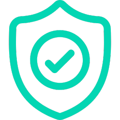 Secure file transfer with MASV, an Aspera alternative at 1/4 the cost. Shield icon with a checkmark.