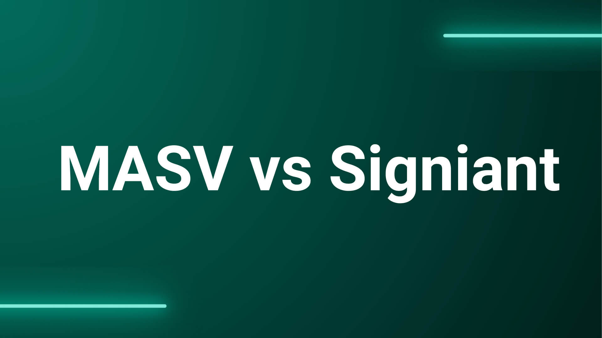 MASV vs Signiant : comparez les solutions de transfert rapide de fichiers. Découvrez celle qui convient le mieux à votre flux de travail multimédia.